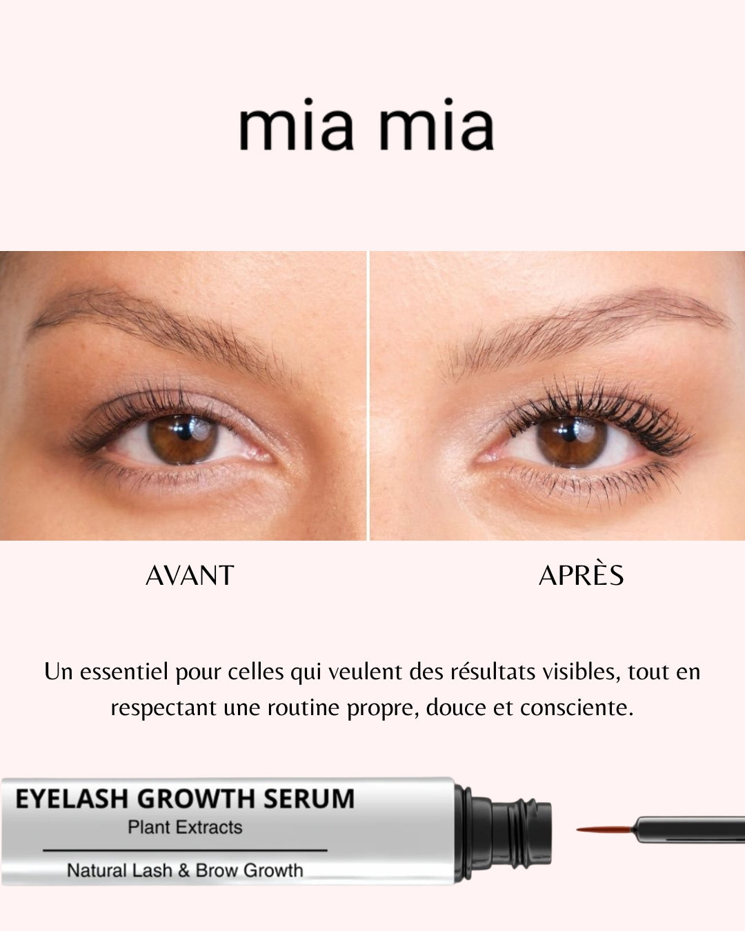 Combo Beauté – Sérum Repousse des Cils & Masque Capillaire